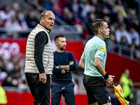 FC Groningen trainer Dick Lukkien is present during the match between Ajax and Groningen at the Johan Cruijff ArenA for the Dutch Eredivisie...