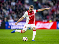 AFC Ajax Amsterdam midfielder Jordan Henderson plays during the match between Ajax and Groningen at the Johan Cruijff ArenA for the Dutch Er...