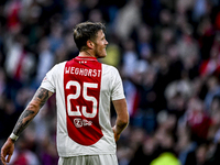 AFC Ajax Amsterdam forward Wout Weghorst plays during the match between Ajax and Groningen at the Johan Cruijff ArenA for the Dutch Eredivis...