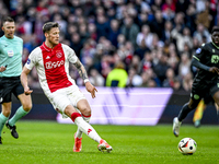 AFC Ajax Amsterdam forward Wout Weghorst plays during the match between Ajax and Groningen at the Johan Cruijff ArenA for the Dutch Eredivis...