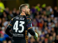 David De Gea of ACF Fiorentina looks on during the Serie A Enilive match between ACF Fiorentina and AC Milan at Stadio Artemio Franchi on Oc...