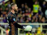 David De Gea of ACF Fiorentina looks on during the Serie A Enilive match between ACF Fiorentina and AC Milan at Stadio Artemio Franchi on Oc...