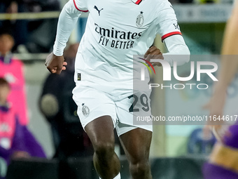 Youssouf Fofana of AC Milan during the Serie A Enilive match between ACF Fiorentina and AC Milan at Stadio Artemio Franchi on October 06, 20...