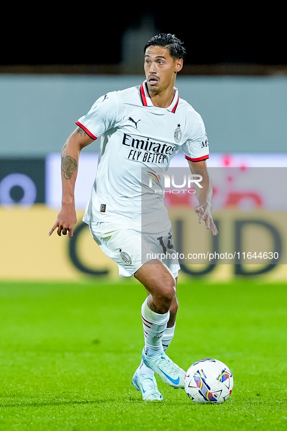 Tijjani Reijnders of AC Milan during the Serie A Enilive match between ACF Fiorentina and AC Milan at Stadio Artemio Franchi on October 06,...