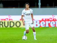 Tijjani Reijnders of AC Milan during the Serie A Enilive match between ACF Fiorentina and AC Milan at Stadio Artemio Franchi on October 06,...