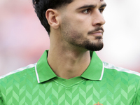 Johnny Cardoso of Real Betis participates in the La Liga EA Sports match between Sevilla FC and Real Betis at Sanchez Pizjuan in Seville, Sp...