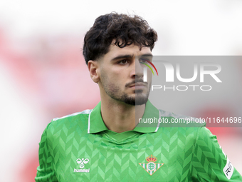 Johnny Cardoso of Real Betis participates in the La Liga EA Sports match between Sevilla FC and Real Betis at Sanchez Pizjuan in Seville, Sp...