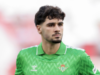 Johnny Cardoso of Real Betis participates in the La Liga EA Sports match between Sevilla FC and Real Betis at Sanchez Pizjuan in Seville, Sp...