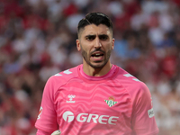 Rui Silva of Real Betis participates in the La Liga EA Sports match between Sevilla FC and Real Betis at Sanchez Pizjuan in Seville, Spain,...