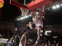 Niccolò Mannion plays for Openjobmetis Varese during the LBA Italy Championship match between Openjobmetis Varese and Bertram Derthona Torto...