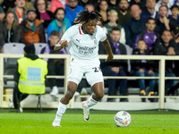 Samuel Chukwueze of AC Milan during the Serie A Enilive match between ACF Fiorentina and AC Milan at Stadio Artemio Franchi on October 06, 2...