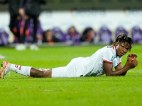 Samuel Chukwueze of AC Milan looks dejected during the Serie A Enilive match between ACF Fiorentina and AC Milan at Stadio Artemio Franchi o...