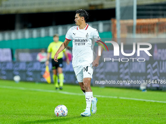 Tijjani Reijnders of AC Milan during the Serie A Enilive match between ACF Fiorentina and AC Milan at Stadio Artemio Franchi on October 06,...