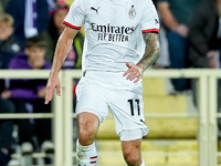 Christian Pulisic of AC Milan during the Serie A Enilive match between ACF Fiorentina and AC Milan at Stadio Artemio Franchi on October 06,...