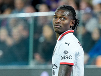 Rafael Leao of AC Milan looks on during the Serie A Enilive match between ACF Fiorentina and AC Milan at Stadio Artemio Franchi on October 0...