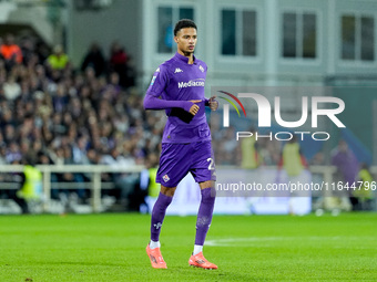 Amir Richardson of ACF Fiorentina during the Serie A Enilive match between ACF Fiorentina and AC Milan at Stadio Artemio Franchi on October...