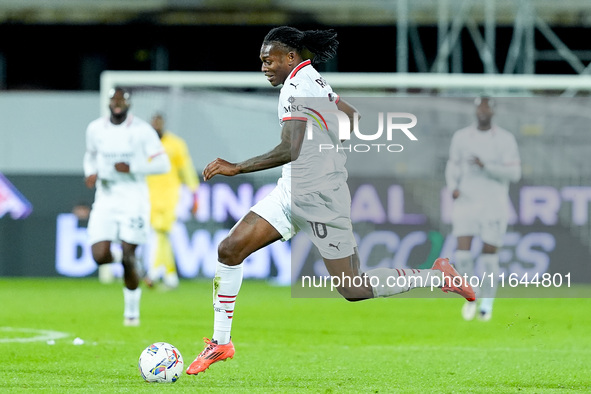 Rafael Leao of AC Milan during the Serie A Enilive match between ACF Fiorentina and AC Milan at Stadio Artemio Franchi on October 06, 2024 i...