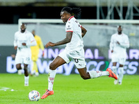 Rafael Leao of AC Milan during the Serie A Enilive match between ACF Fiorentina and AC Milan at Stadio Artemio Franchi on October 06, 2024 i...