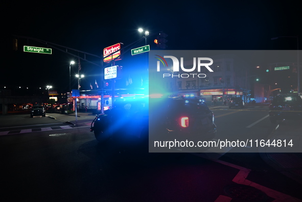 Two men sustain gunshot wounds in a shootout in Paterson, New Jersey, United States, on October 5, 2024. On Saturday evening, at approximate...