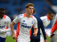 Ryan Yates of Nottingham Forest plays during the Premier League match between Chelsea and Nottingham Forest at Stamford Bridge in London, En...