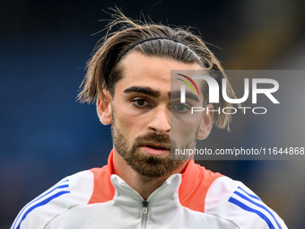 Jota Silva of Nottingham Forest participates in the Premier League match between Chelsea and Nottingham Forest at Stamford Bridge in London,...