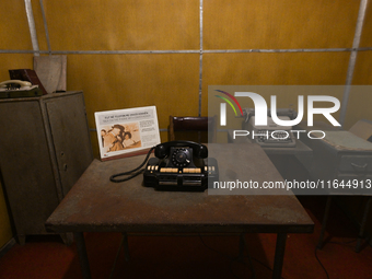 TIRANA, ALBANIA - SEPTEMBER 16:   
View of Enver Hoxha's room inside the Bunk'Art Museum, a vast underground bunker built for the former Alb...