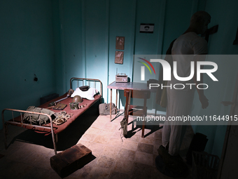 TIRANA, ALBANIA - SEPTEMBER 16:   
View inside the Bunk'Art Museum, a vast underground bunker built for the former Albanian dictator and hig...