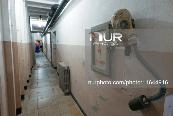 TIRANA, ALBANIA - SEPTEMBER 16:   
View inside the Bunk'Art Museum, a vast underground bunker built for the former Albanian dictator and hig...