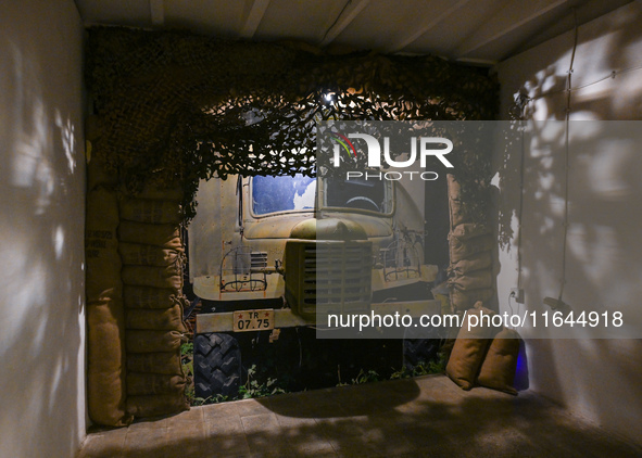 TIRANA, ALBANIA - SEPTEMBER 16:   
A room featuring a copy of the 'ZIS' truck inside the Bunk'Art Museum, a vast underground bunker built fo...