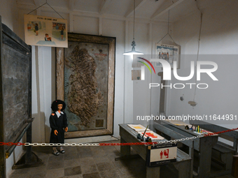 TIRANA, ALBANIA - SEPTEMBER 16:   
View inside the Bunk'Art Museum, a vast underground bunker built for the former Albanian dictator and hig...