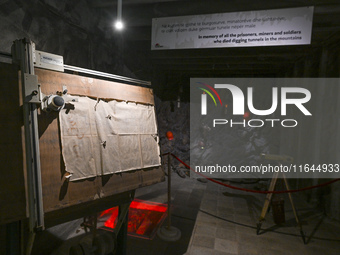 TIRANA, ALBANIA - SEPTEMBER 16:   
View inside the Bunk'Art Museum, a vast underground bunker built for the former Albanian dictator and hig...