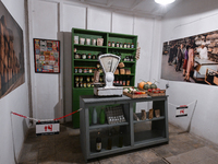 TIRANA, ALBANIA - SEPTEMBER 16:   
View of the small shop inside the Bunk'Art Museum, a vast underground bunker built for the former Albania...