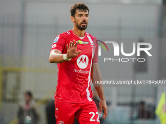 Pablo Mari participates in the match between AC Monza and AS Roma, Serie A, at U-Power Stadium in Monza, Italy, on October 6, 2024. (