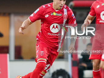 Alessandro Bianco participates in the match between AC Monza and AS Roma, Serie A, at U-Power Stadium in Monza, Italy, on October 6, 2024. (