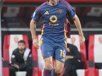 Zeki Celik participates in the match between AC Monza and AS Roma, Serie A, at U-Power Stadium in Monza, Italy, on October 6, 2024. (