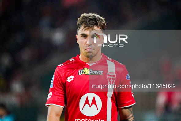 Alessandro Bianco participates in the match between AC Monza and AS Roma, Serie A, at U-Power Stadium in Monza, Italy, on October 6, 2024. 