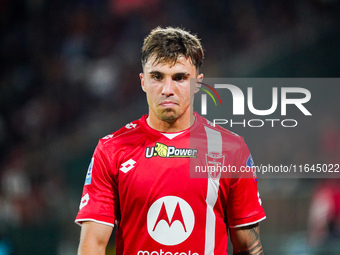 Alessandro Bianco participates in the match between AC Monza and AS Roma, Serie A, at U-Power Stadium in Monza, Italy, on October 6, 2024. (