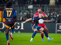 Pablo Mari and Artem Dovbyk participate in the match between AC Monza and AS Roma, Serie A, at U-Power Stadium in Monza, Italy, on October 6...