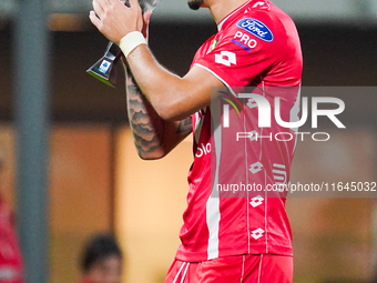 Dany Mota plays during the AC Monza against AS Roma match in Serie A at U-Power Stadium in Monza, Italy, on October 6, 2024. (