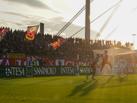 Pedro Pereira participates in the match between AC Monza and AS Roma, Serie A, at U-Power Stadium in Monza, Italy, on October 6, 2024. (