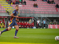 Bryan Cristante plays during the match between AC Monza and AS Roma in Serie A at U-Power Stadium in Monza, Italy, on October 6, 2024. (