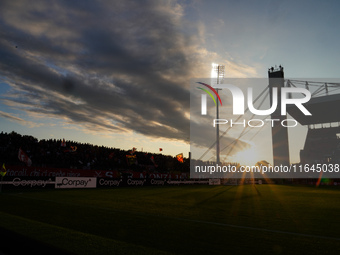 U-Power Stadium hosts the match between AC Monza and AS Roma in Serie A at U-Power Stadium in Monza, Italy, on October 6, 2024. (