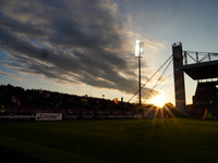 U-Power Stadium hosts the match between AC Monza and AS Roma in Serie A at U-Power Stadium in Monza, Italy, on October 6, 2024. (