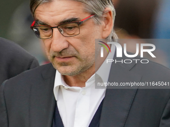 Ivan Juric is the head coach of AS Roma during the match between AC Monza and AS Roma in Serie A at U-Power Stadium in Monza, Italy, on Octo...