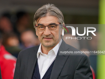 Ivan Juric is the head coach of AS Roma during the match between AC Monza and AS Roma in Serie A at U-Power Stadium in Monza, Italy, on Octo...