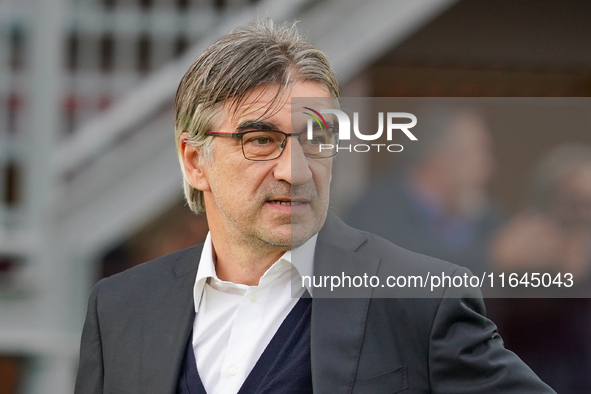 Ivan Juric is the head coach of AS Roma during the match between AC Monza and AS Roma in Serie A at U-Power Stadium in Monza, Italy, on Octo...