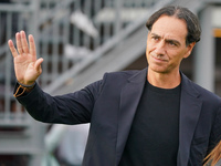 Alessandro Nesta, head coach of AC Monza, is present during the match between AC Monza and AS Roma in Serie A at U-Power Stadium in Monza, I...