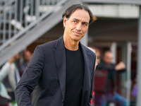 Alessandro Nesta, head coach of AC Monza, is present during the match between AC Monza and AS Roma in Serie A at U-Power Stadium in Monza, I...