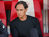 Alessandro Nesta, head coach of AC Monza, is present during the match between AC Monza and AS Roma in Serie A at U-Power Stadium in Monza, I...