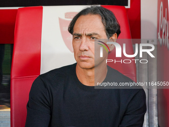 Alessandro Nesta, head coach of AC Monza, is present during the match between AC Monza and AS Roma in Serie A at U-Power Stadium in Monza, I...